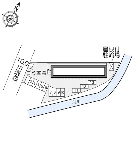 北九州市小倉北区篠崎３丁目 月極駐車場